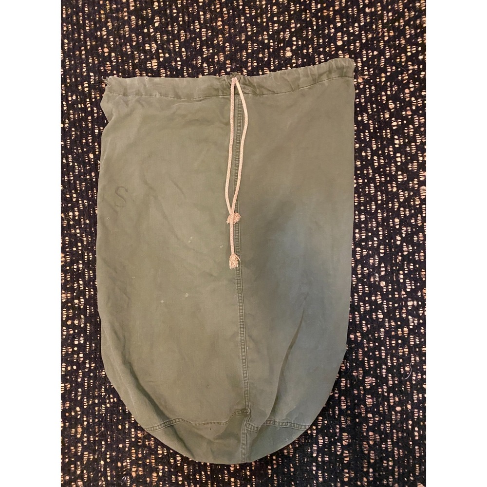 Vintage Military Laundry Bag in Fair Condition